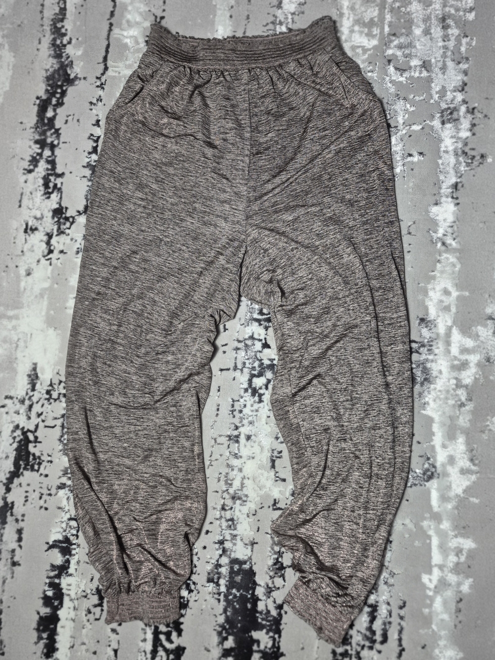 Anthropologie"Take It Easy" Heathered Harem Pants elastic Yoga Sz M